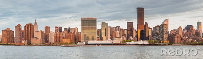 Tableau  Panorama immeubles new-yorkais