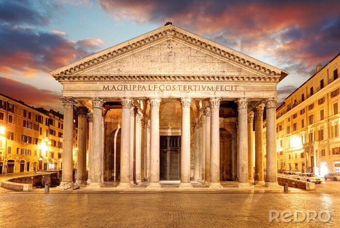 Tableau  Panthéon de Rome au lever du soleil