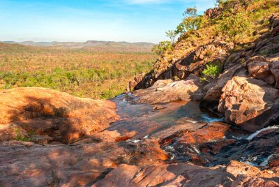 Tableau  Parc national de Kakadu (Territoire du Nord Australie) paysage près de Gunlom belvédère