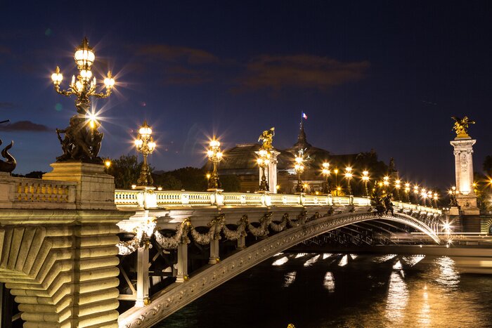 Tableau  Paris et le pont Alexandre III
