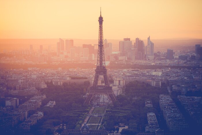 Tableau  Paris sous le brouillard