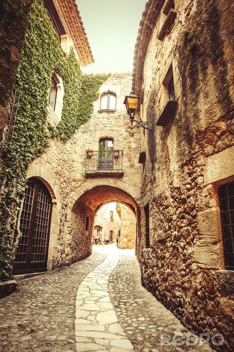 Tableau  Passage sous un balcon