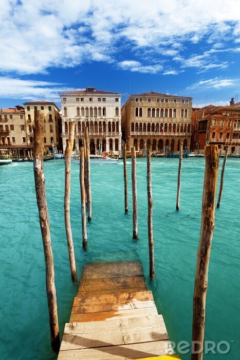 Tableau  Passerelle immergée à Venise