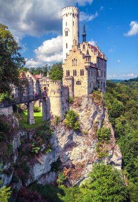 Paysage allemand avec un château