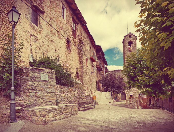 Tableau  Paysage catalan un jour d'été