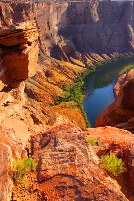 Tableau  Paysage des canyons de l'Arizona
