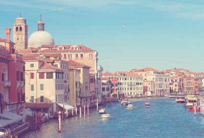 Paysage ensoleillé à Venise