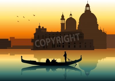 Tableau  Paysage graphique de Venise