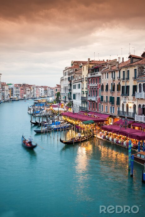 Tableau  Paysage multicolore à Venise
