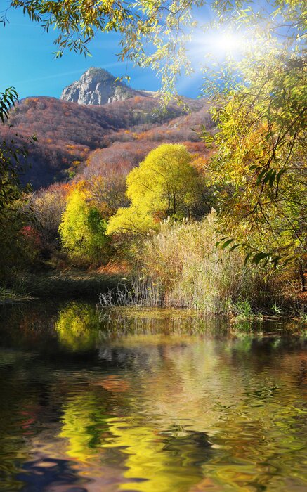 Tableau  Paysage printanier idyllique