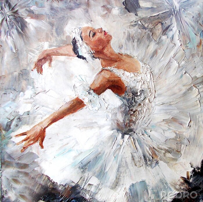 Tableau  Peinture ballerine dansante