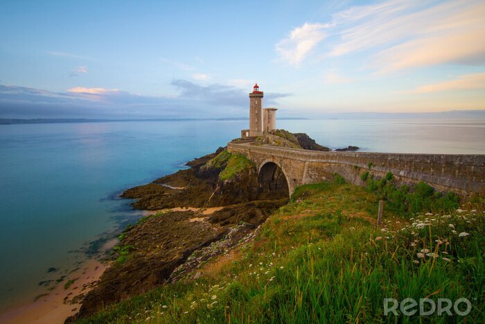 Tableau  Phare dans une baie