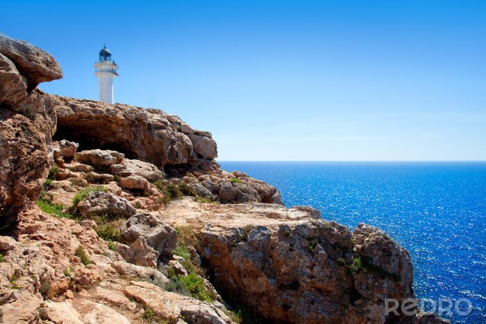 Tableau  Phare sur l'île de Formentera