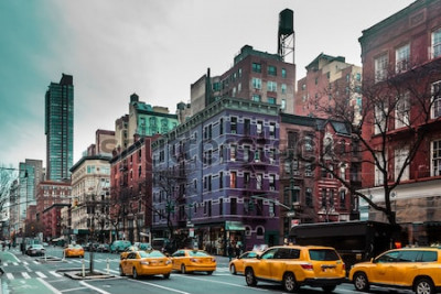 Tableau  Photo des bâtiments et des rues de l'Upper West Site de Manhattan, à New York