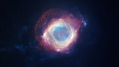 Tableau  Photographie de galaxie prise par la NASA