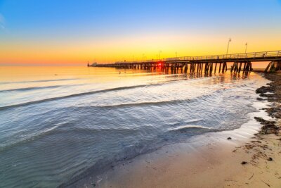 Plage à Sopot et jetée