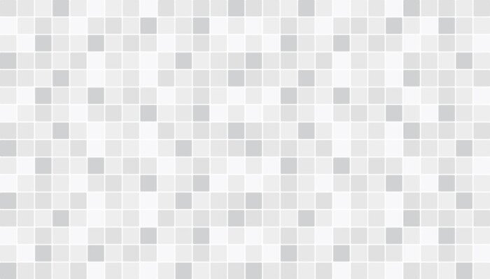 Tableau  Plancher en céramique blanc et gris et carreaux muraux. Résumé du fond du vecteur. Texture géométrique en mosaïque. Modèle transparent simple pour la toile de fond, la publicité, la bannière, l'affich