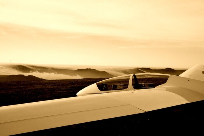 Tableau  Planeur de ton sépia