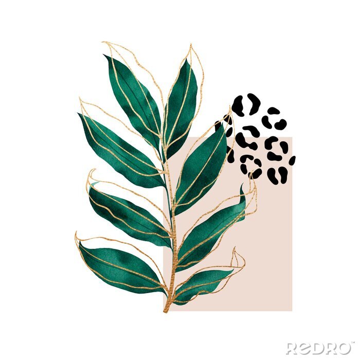 Tableau  Plante de style glamour