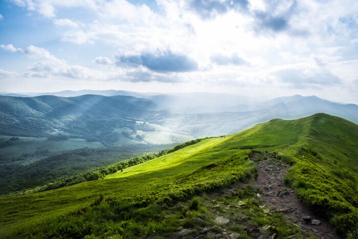 Tableau  Połoniny dans les montagnes