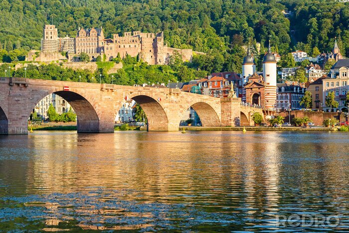 Tableau  Pont à Heidelberg