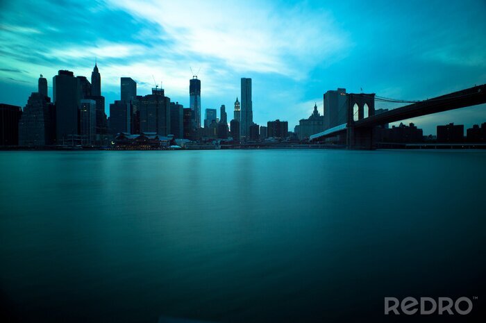 Tableau  Pont de Brooklyn panoramique