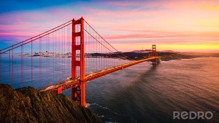 Tableau  Pont du Golden Gate à San Francisco