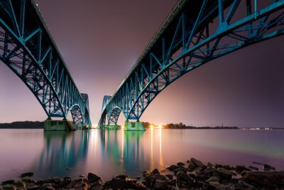 Pont Grand Island au sud enjambant la rivière Niagara