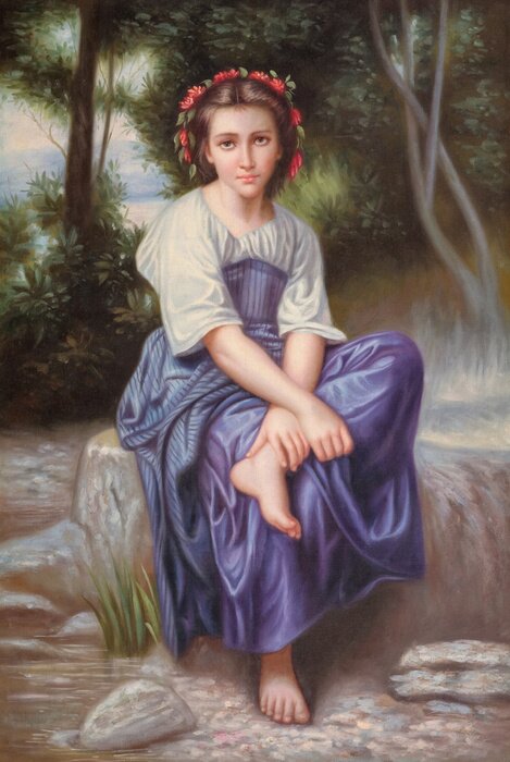 Tableau  Portrait d'un habitant du village