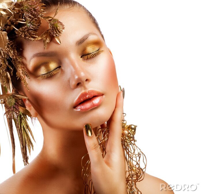 Tableau  Portrait de femme maquillée