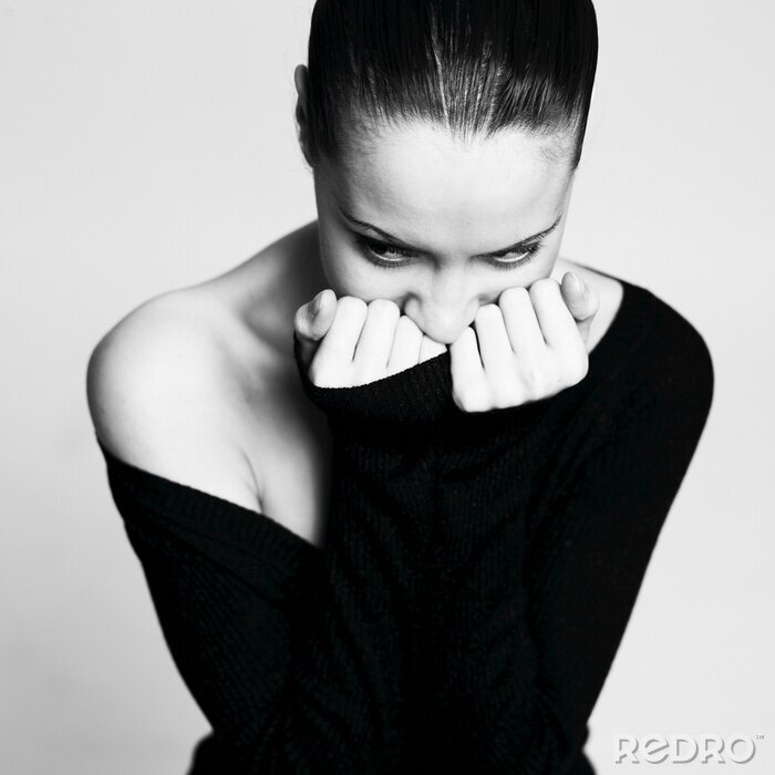 Tableau  Portrait de femme portant un pull