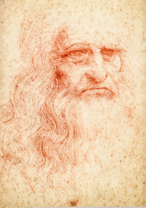 Tableau  Portrait de Leonardo da vinci