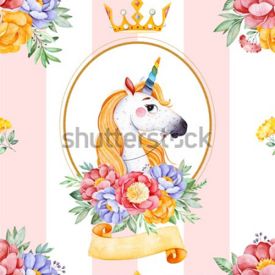 Tableau  Portrait de licorne