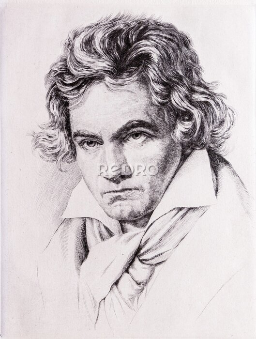 Tableau  Portrait de van Beethoven
