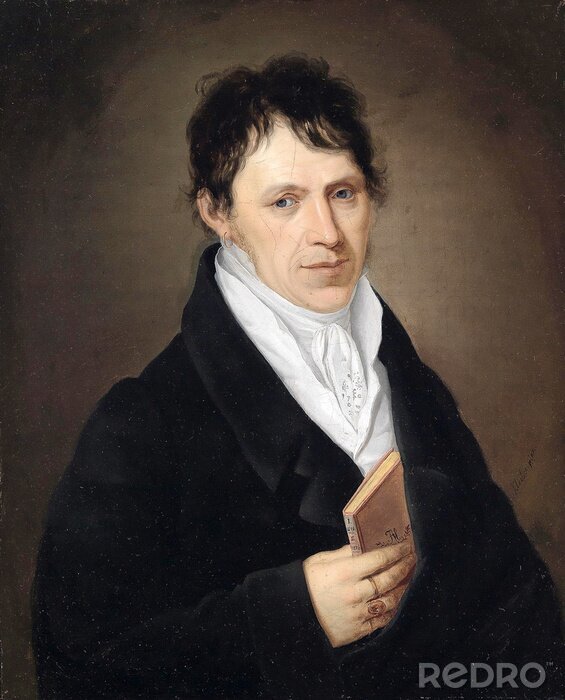Tableau  Portrait du scientifique Alexander Von Humboldt