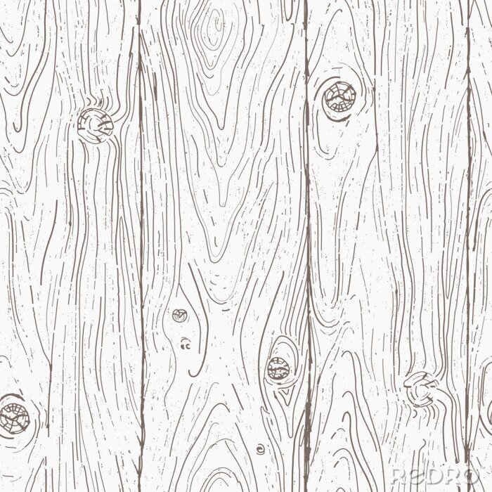 Tableau  Poteaux en bois esquissés