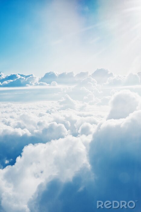 Tableau  Rayons de soleil dans les nuages