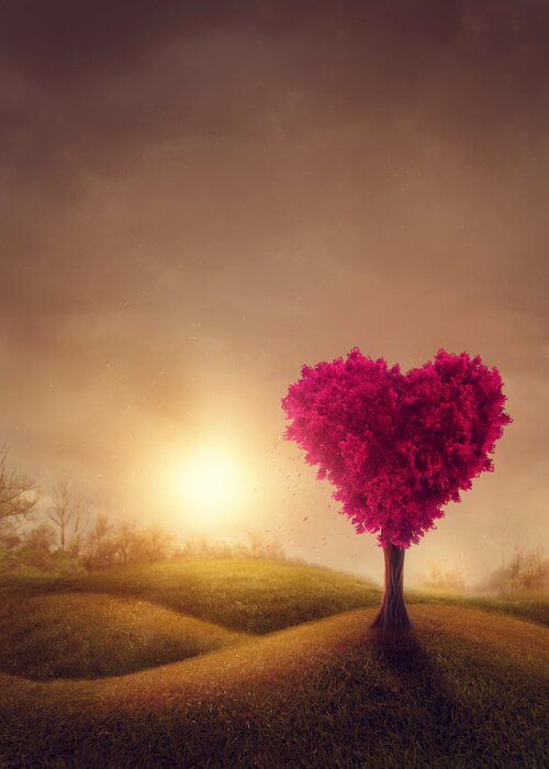 Tableau  Red love tree