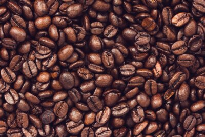 Tableau  Roasted coffee beans background