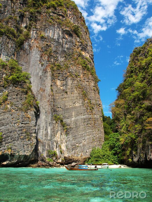 Tableau  Roches et montagnes en Thaïlande
