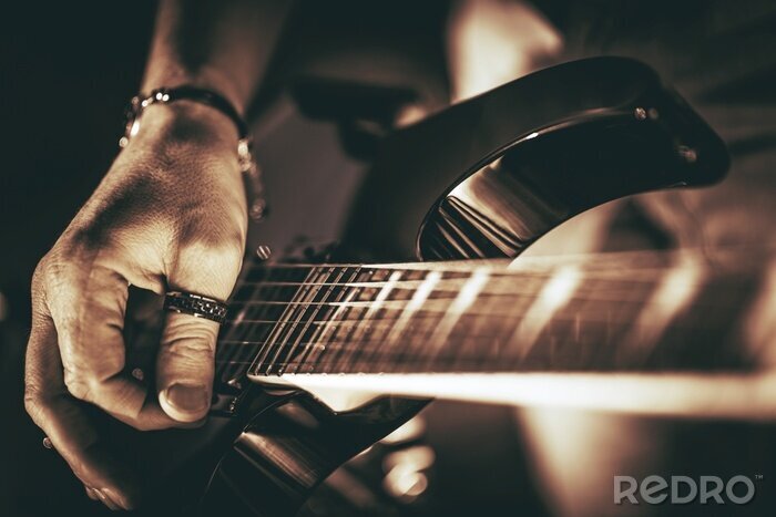 Tableau  Rockman Guitar Player