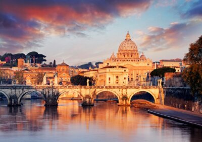Tableau  Rome charmante et le Vatican