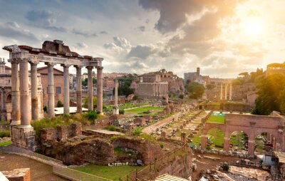 Tableau  Rome et monuments antiques