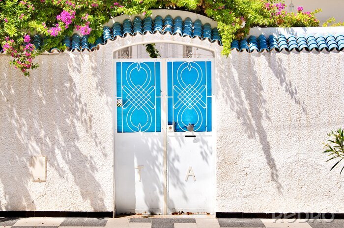 Tableau  Route entre une forêt et une prairie