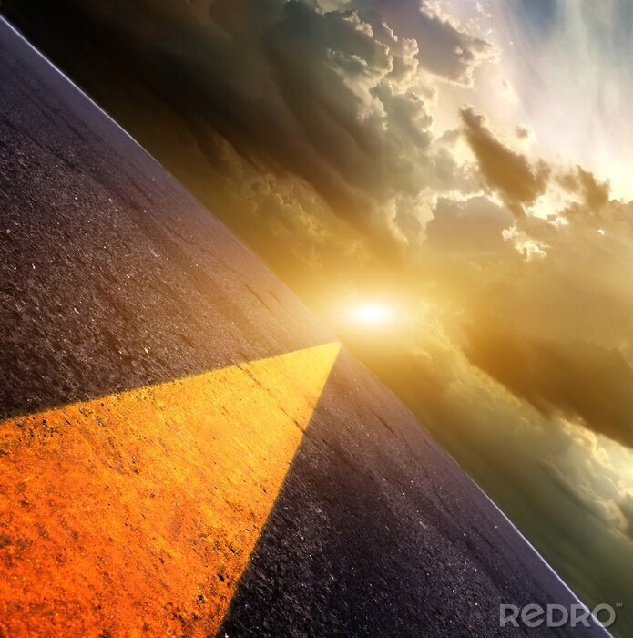 Tableau  Route vers le soleil