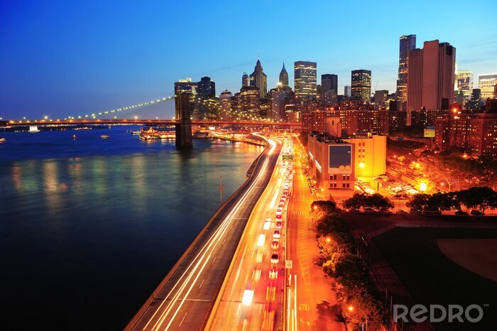 Tableau  Rue animée à New York