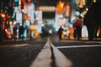 Rue de Tokyo prise de vue artistique