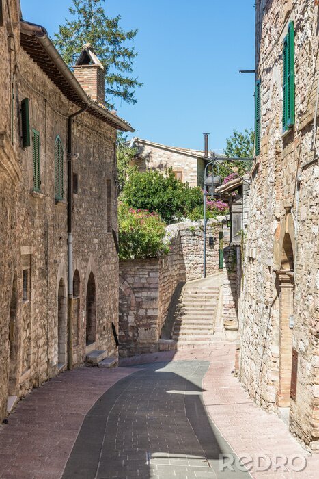 Tableau  Ruelle au quartier historique