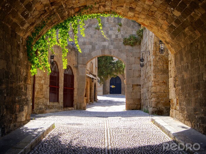 Tableau  Ruelle dans une ville méditerranéenne