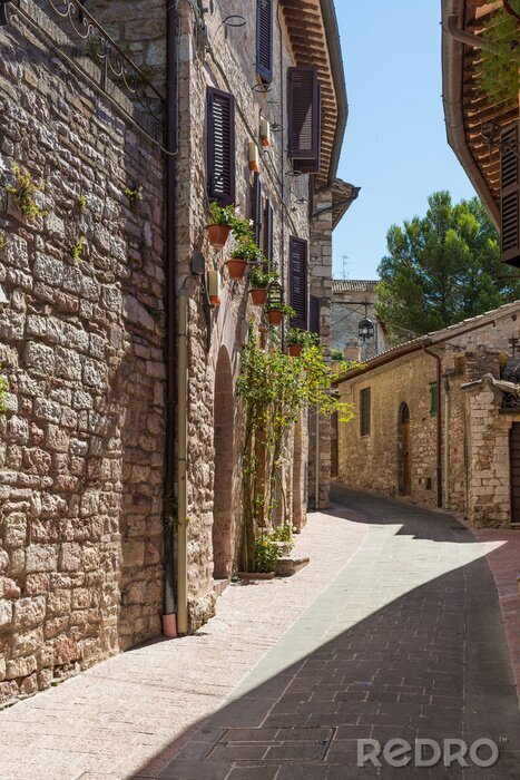 Tableau  Ruelle déserte sous le soleil